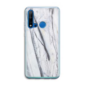 CaseCompany Gestreepte marmer: Huawei P20 Lite (2019) Transparant Hoesje