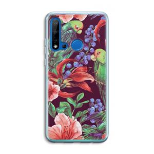 CaseCompany Papegaaien: Huawei P20 Lite (2019) Transparant Hoesje