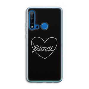CaseCompany Friends heart black: Huawei P20 Lite (2019) Transparant Hoesje