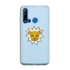 CaseCompany Kleine leeuw: Huawei P20 Lite (2019) Transparant Hoesje