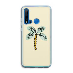 CaseCompany Palmboom: Huawei P20 Lite (2019) Transparant Hoesje