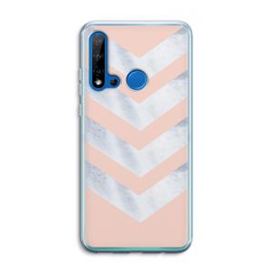 CaseCompany Marmeren pijlen: Huawei P20 Lite (2019) Transparant Hoesje