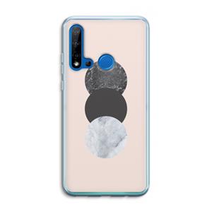 CaseCompany Marmeren cirkels: Huawei P20 Lite (2019) Transparant Hoesje