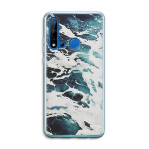 CaseCompany Golven: Huawei P20 Lite (2019) Transparant Hoesje