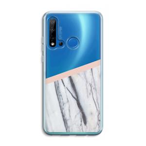 CaseCompany A touch of peach: Huawei P20 Lite (2019) Transparant Hoesje