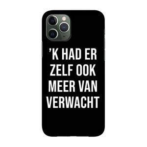 CaseCompany Meer verwacht - Zwart: Volledig geprint iPhone 11 Pro Hoesje