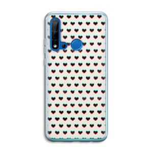 CaseCompany Hartjes: Huawei P20 Lite (2019) Transparant Hoesje