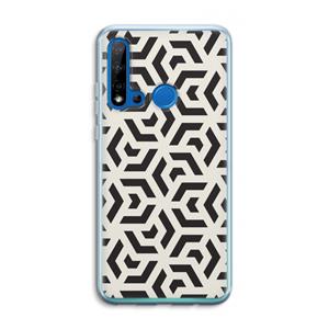 CaseCompany Crazy pattern: Huawei P20 Lite (2019) Transparant Hoesje