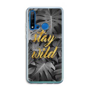 CaseCompany Stay wild: Huawei P20 Lite (2019) Transparant Hoesje