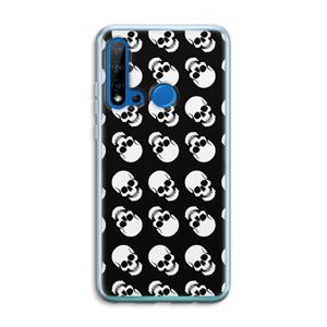 CaseCompany Musketon Skulls: Huawei P20 Lite (2019) Transparant Hoesje