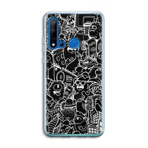 CaseCompany Vexx Black City : Huawei P20 Lite (2019) Transparant Hoesje