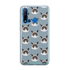 CaseCompany It's a Purrr Case: Huawei P20 Lite (2019) Transparant Hoesje
