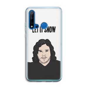 CaseCompany Let It Snow: Huawei P20 Lite (2019) Transparant Hoesje