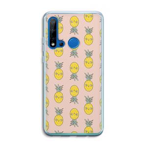 CaseCompany Ananas: Huawei P20 Lite (2019) Transparant Hoesje