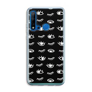 CaseCompany Eye pattern #3: Huawei P20 Lite (2019) Transparant Hoesje