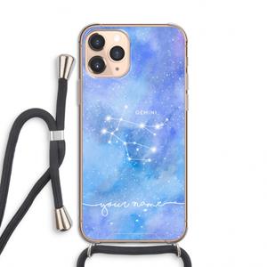 CaseCompany Sterrenbeeld - Licht: iPhone 11 Pro Transparant Hoesje met koord