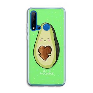 CaseCompany Avocuddle: Huawei P20 Lite (2019) Transparant Hoesje