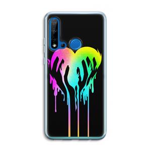 CaseCompany Hold My Heart: Huawei P20 Lite (2019) Transparant Hoesje