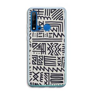CaseCompany Marrakech print: Huawei P20 Lite (2019) Transparant Hoesje