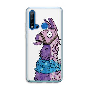 CaseCompany Lama: Huawei P20 Lite (2019) Transparant Hoesje