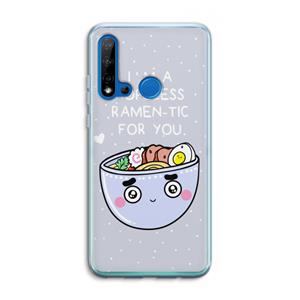 CaseCompany I'm A Hopeless Ramen-Tic For You: Huawei P20 Lite (2019) Transparant Hoesje