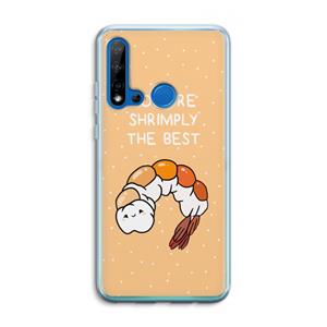 CaseCompany You're Shrimply The Best: Huawei P20 Lite (2019) Transparant Hoesje