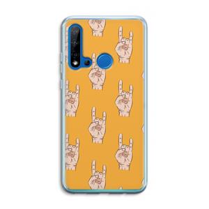 CaseCompany Rock: Huawei P20 Lite (2019) Transparant Hoesje