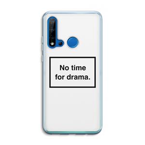 CaseCompany No drama: Huawei P20 Lite (2019) Transparant Hoesje