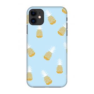 CaseCompany Ananasjes: Volledig geprint iPhone 11 Hoesje