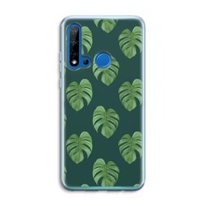 CaseCompany Monstera leaves: Huawei P20 Lite (2019) Transparant Hoesje