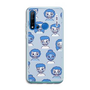 CaseCompany Gezichtjes: Huawei P20 Lite (2019) Transparant Hoesje