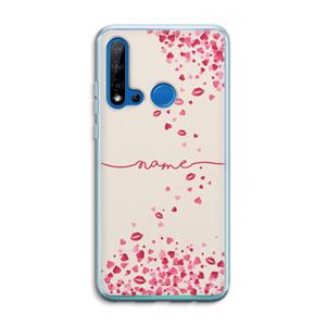 CaseCompany Hartjes en kusjes: Huawei P20 Lite (2019) Transparant Hoesje