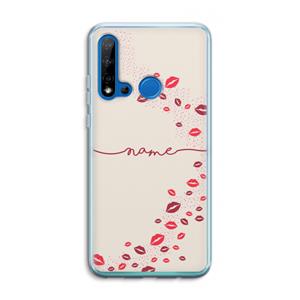 CaseCompany Kusjes: Huawei P20 Lite (2019) Transparant Hoesje