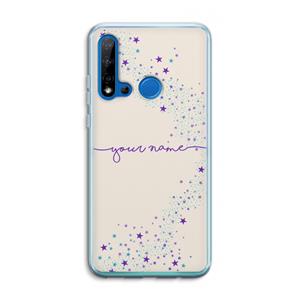 CaseCompany Sterren: Huawei P20 Lite (2019) Transparant Hoesje