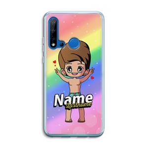 CaseCompany Chibi Maker man: Huawei P20 Lite (2019) Transparant Hoesje