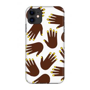 CaseCompany Hands dark: Volledig geprint iPhone 11 Hoesje