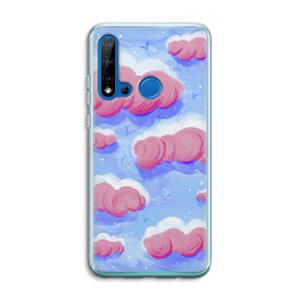 CaseCompany Roze wolken met vogels: Huawei P20 Lite (2019) Transparant Hoesje