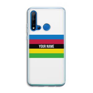 CaseCompany WK Wielrennen: Huawei P20 Lite (2019) Transparant Hoesje