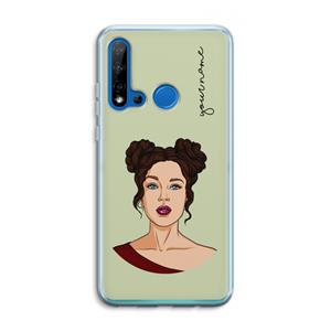 CaseCompany Pop-Art Creator: Huawei P20 Lite (2019) Transparant Hoesje