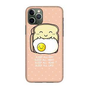 CaseCompany Sleep All Day: Volledig geprint iPhone 11 Pro Hoesje