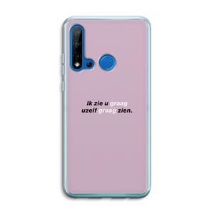 CaseCompany uzelf graag zien: Huawei P20 Lite (2019) Transparant Hoesje