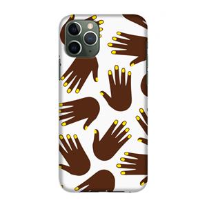 CaseCompany Hands dark: Volledig geprint iPhone 11 Pro Hoesje