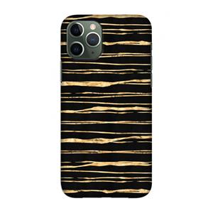 CaseCompany Gouden strepen: Volledig geprint iPhone 11 Pro Hoesje