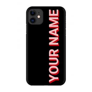 CaseCompany Namecase: Volledig geprint iPhone 11 Hoesje