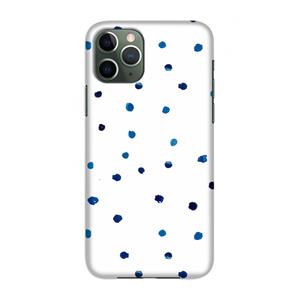 CaseCompany Blauwe stippen: Volledig geprint iPhone 11 Pro Hoesje