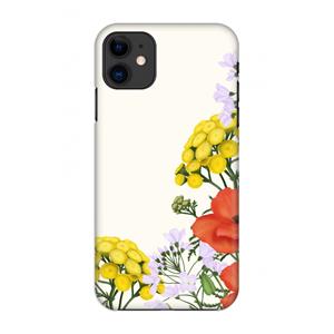CaseCompany Wilde bloemen: Volledig geprint iPhone 11 Hoesje