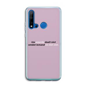 CaseCompany uw waarde daalt niet: Huawei P20 Lite (2019) Transparant Hoesje