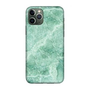 CaseCompany Groen marmer: Volledig geprint iPhone 11 Pro Hoesje