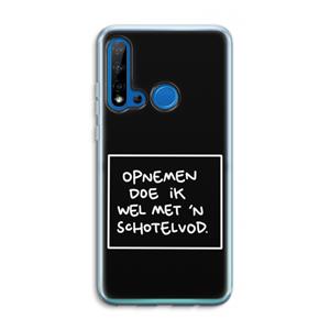 CaseCompany Schotelvod: Huawei P20 Lite (2019) Transparant Hoesje