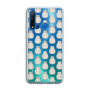 CaseCompany Uilen: Huawei P20 Lite (2019) Transparant Hoesje